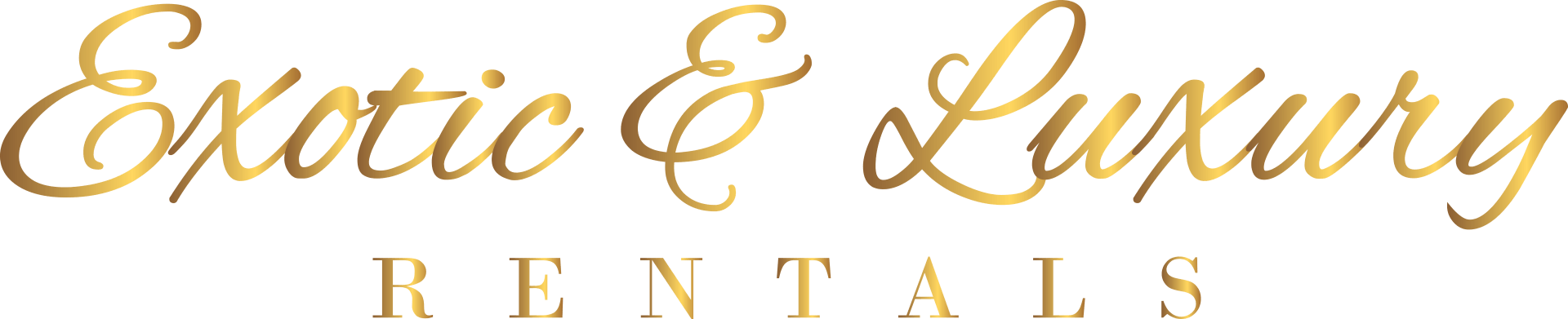 Gold script logo reads