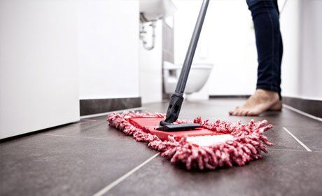bathroom cleaning