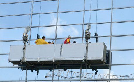 Commercial windows cleaning