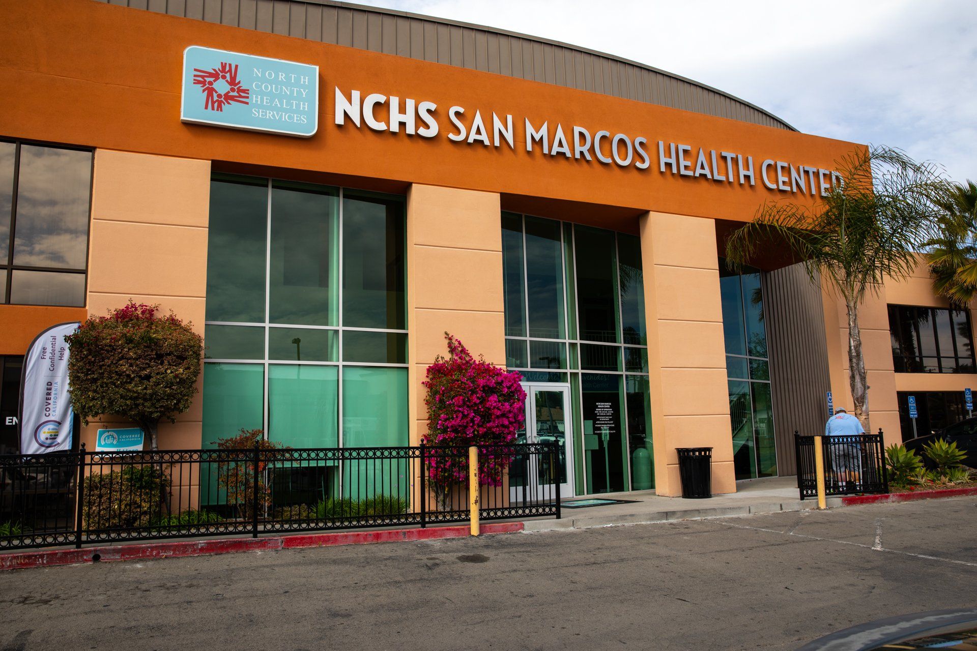 The nchs san marcos health center is a large building