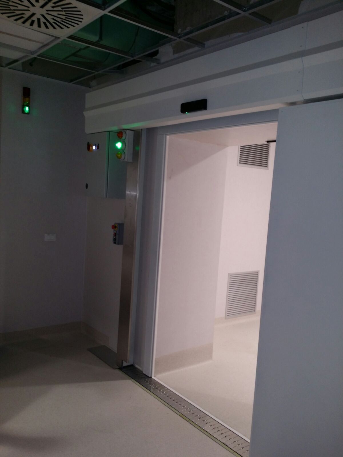 Apertura per bunker radioterapia