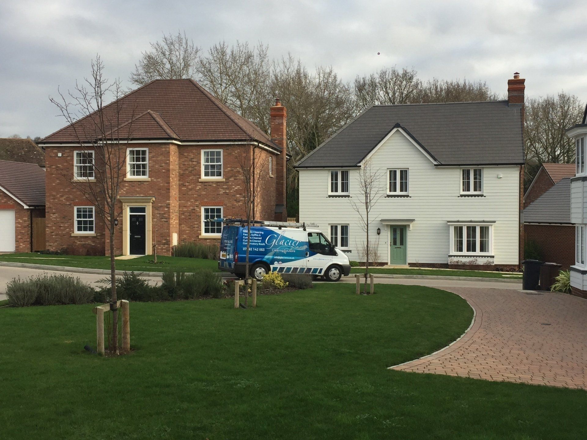 Conservatory glass door and window cleaning