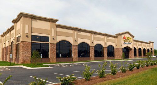 Home Furniture Building — Goldsboro, NC — Ernest Glass Co. Inc.