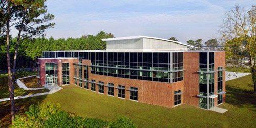 Orange Colored Building — Goldsboro, NC — Ernest Glass Co. Inc.