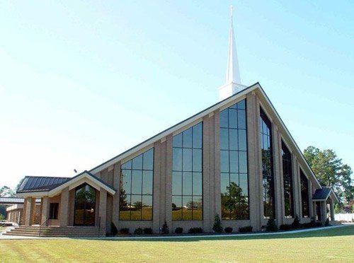 Triangular Roof Building — Goldsboro, NC — Ernest Glass Co. Inc.