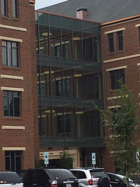 Glass Windowed Brown Colored Building — Goldsboro, NC — Ernest Glass Co. Inc.