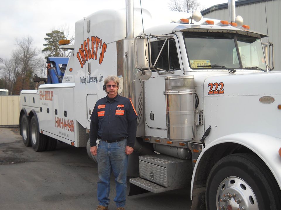 Driver Of The 222 Heavy Duty Unit — Insley’s Towing and Recovery — Pine Bluff, AR Driver Of The 222 Heavy Duty Unit — Insley’s Towing and Recovery — Pine Bluff, AR