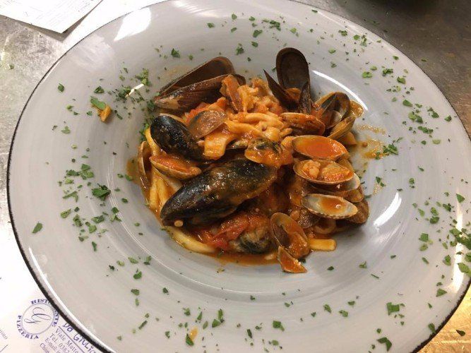 Spaghetti con cozze
