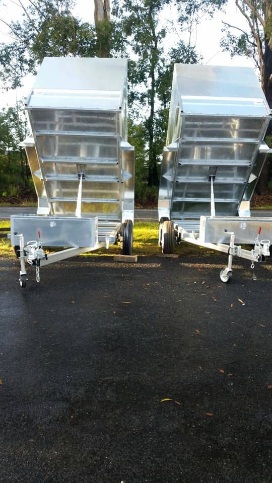 Dual Hydraulic Tippers — The Trailer Factory In Port Macquarie, NSW