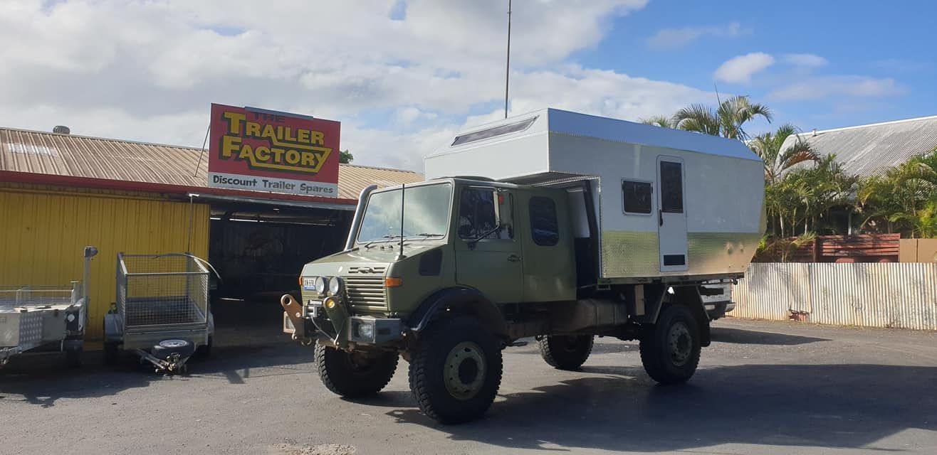 Truck In front Of The Factory — The Trailer Factory In Port Macquarie, NSW