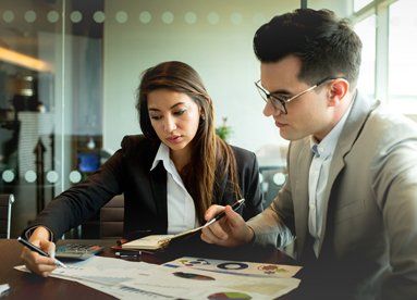 Accounts Payable Services — Two People Discussing Something in Semmes, AL Accounts Payable Services — Two People Discussing Something in Semmes, AL