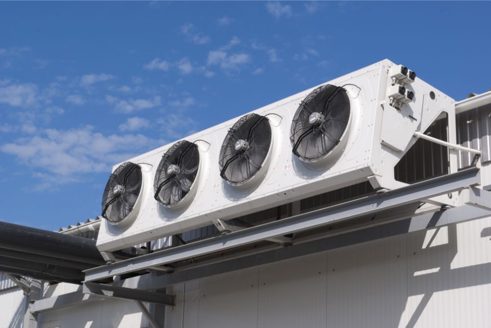 motori esterni di un impianto di ventilazione