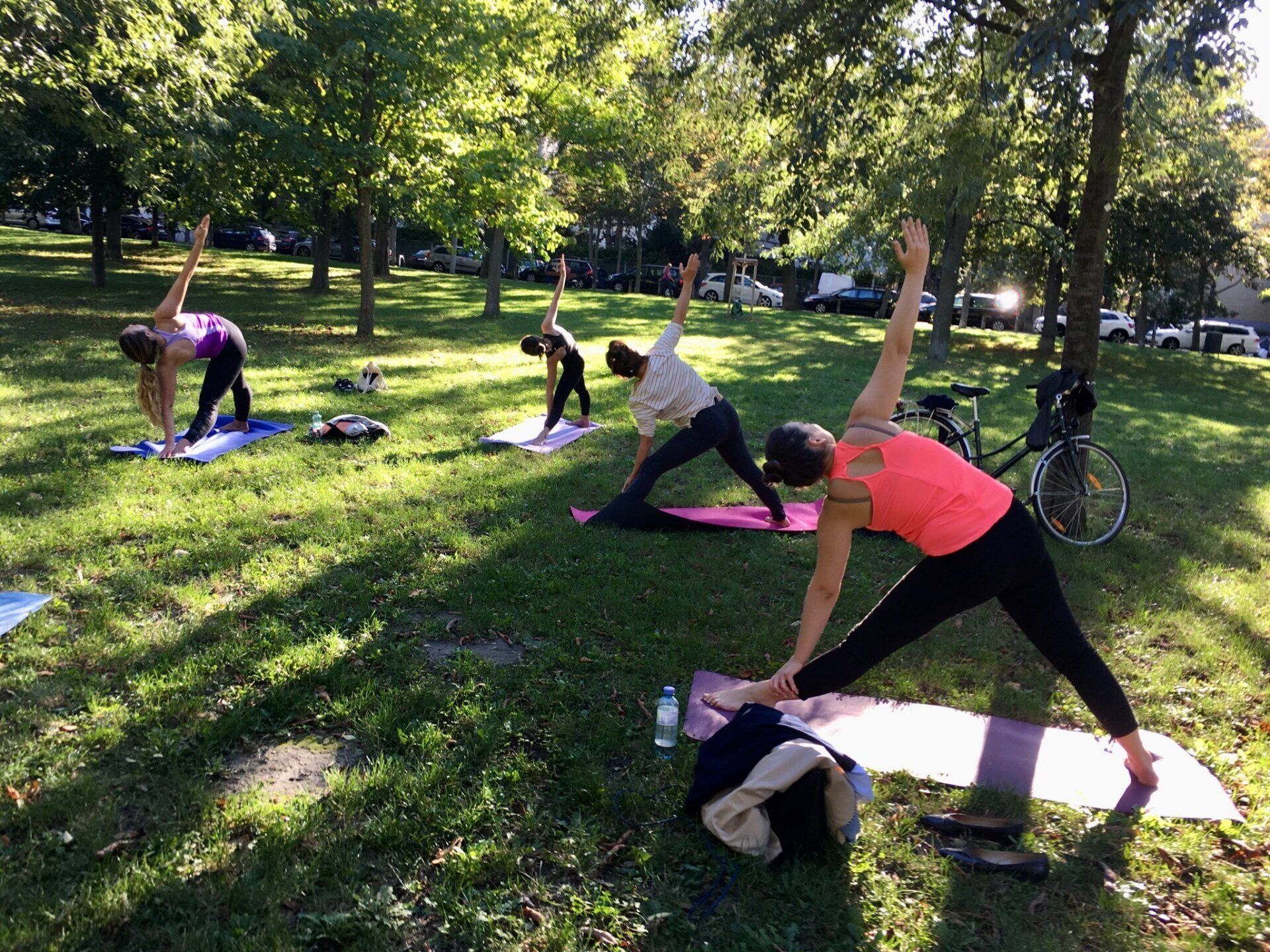 yoga in the park, 2020 long summer in Vienna