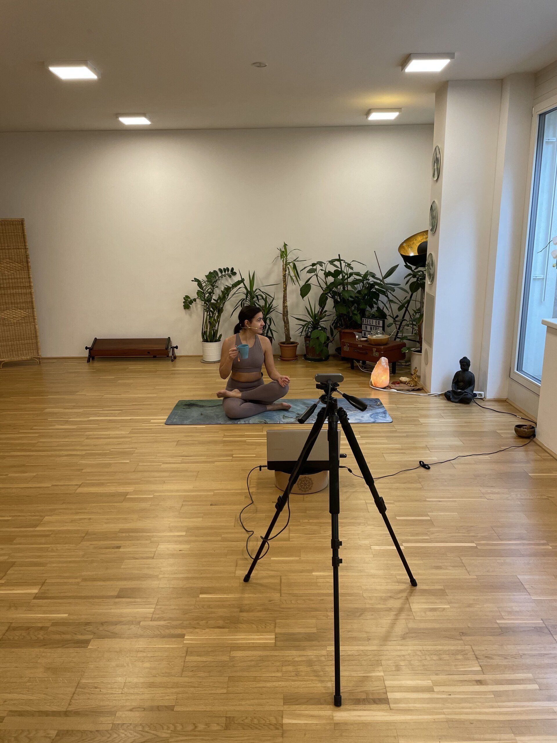 zoom yoga video online yoga teacher