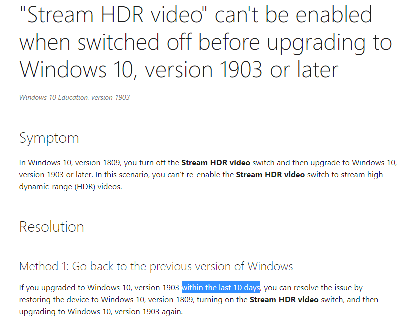 stream hdr widnows microsoft settings
