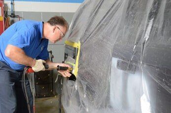 Wall with Tools — Collision Repair Specialists in Braintree, Ma