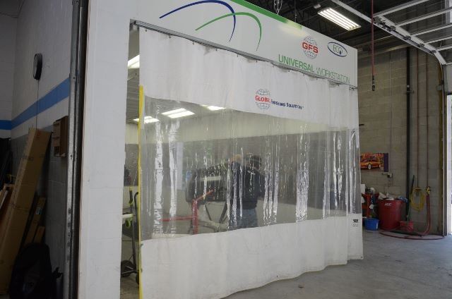 Garage's Painting Facility with Cover — Auto Repair in Braintree,, MA
