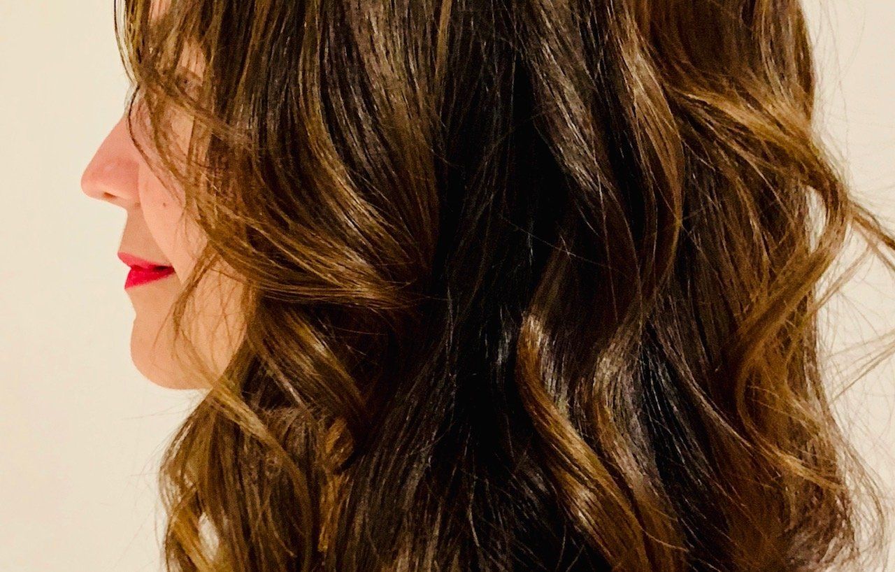 Hair color brunette