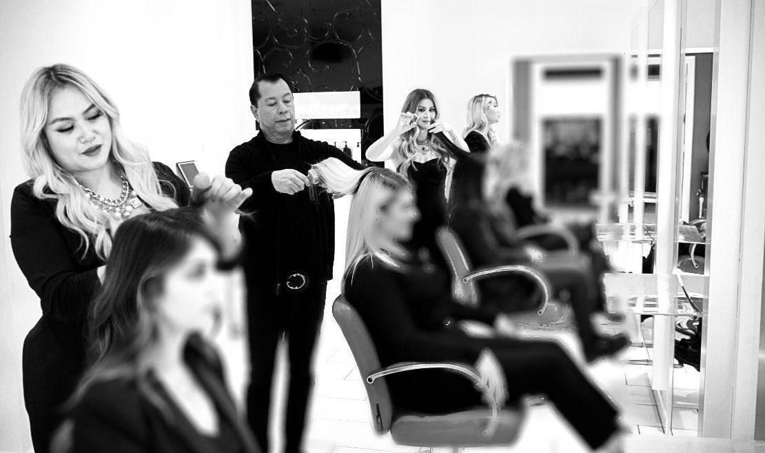hair stylists stations