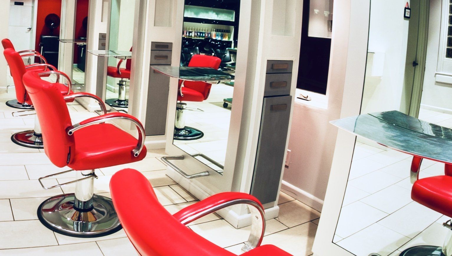 Didi Salon Red Chairs