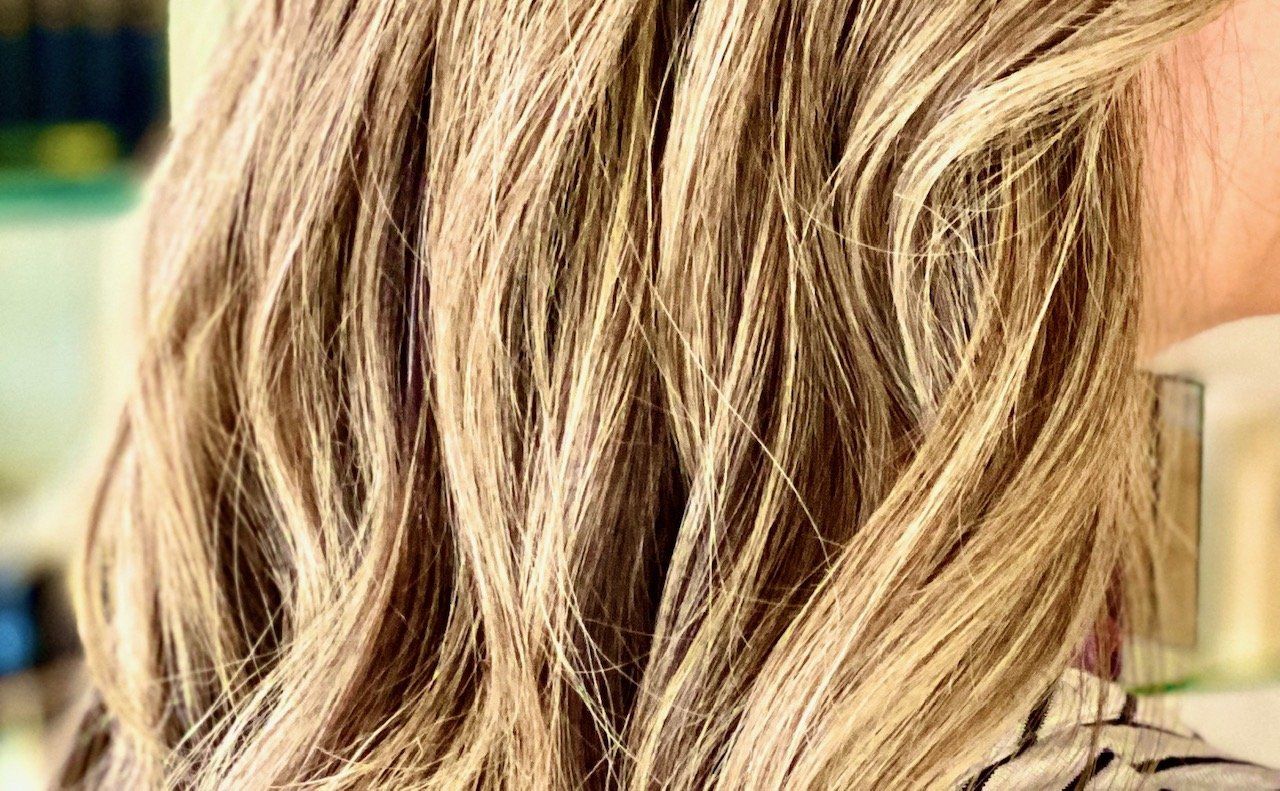 Hair color blonde