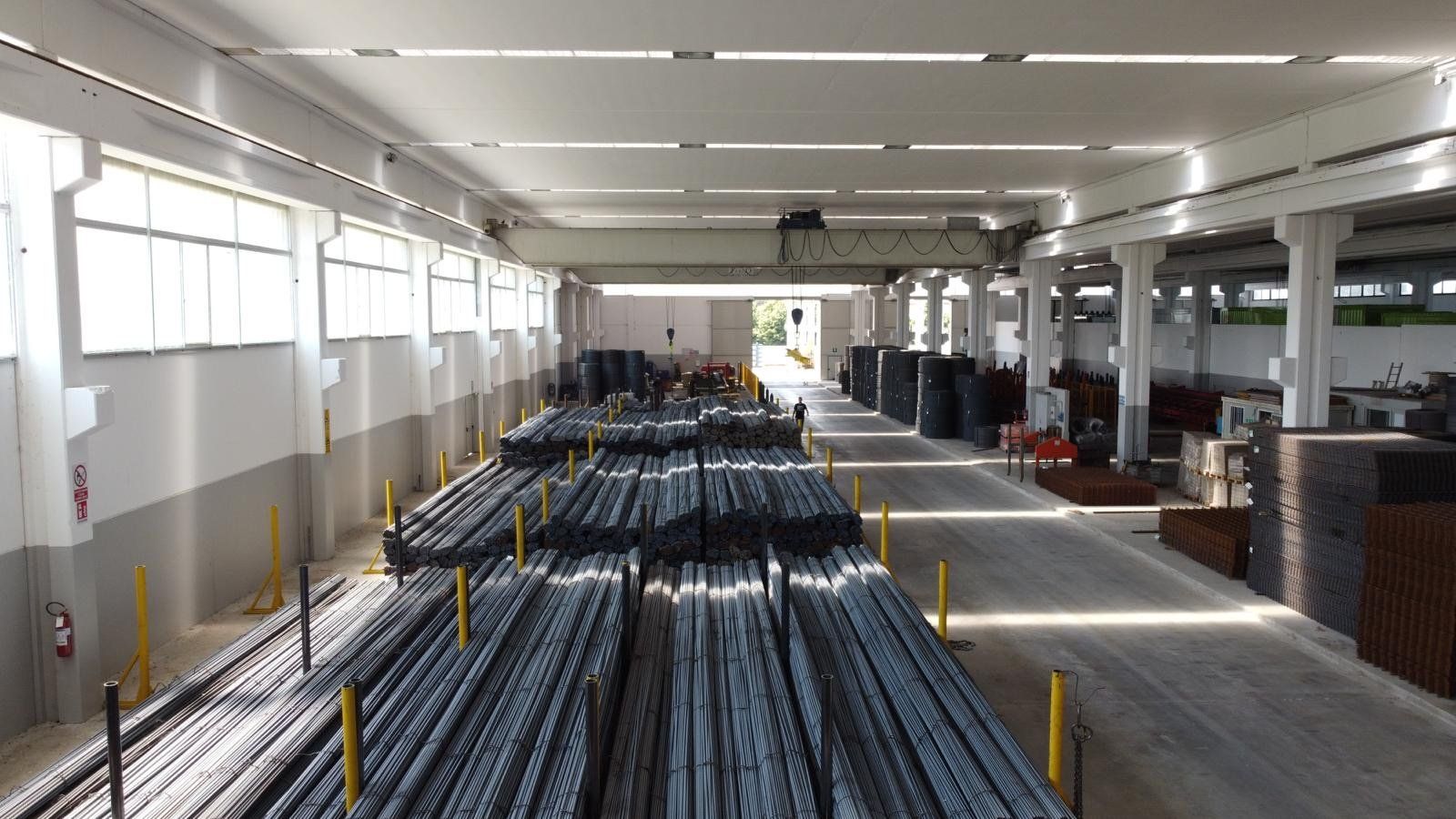 barre in ferro prodotte dall'azienda