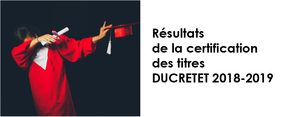 Résultats Certifications Ducretet