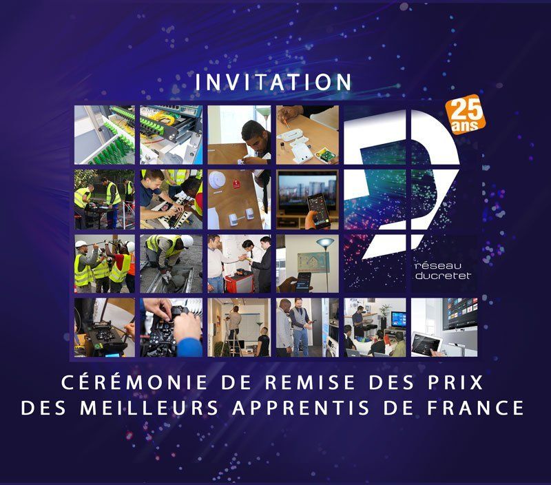 cérémonie de remise des prix des meilleurs apprentis de france au CFA Ducretet