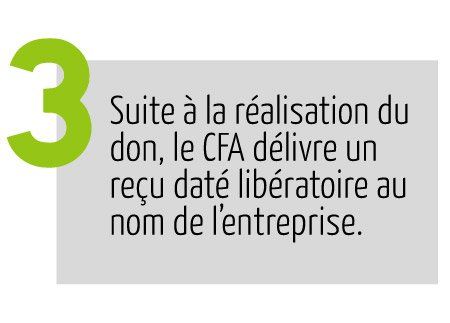 vers taxe d'apprentissage au CFA
