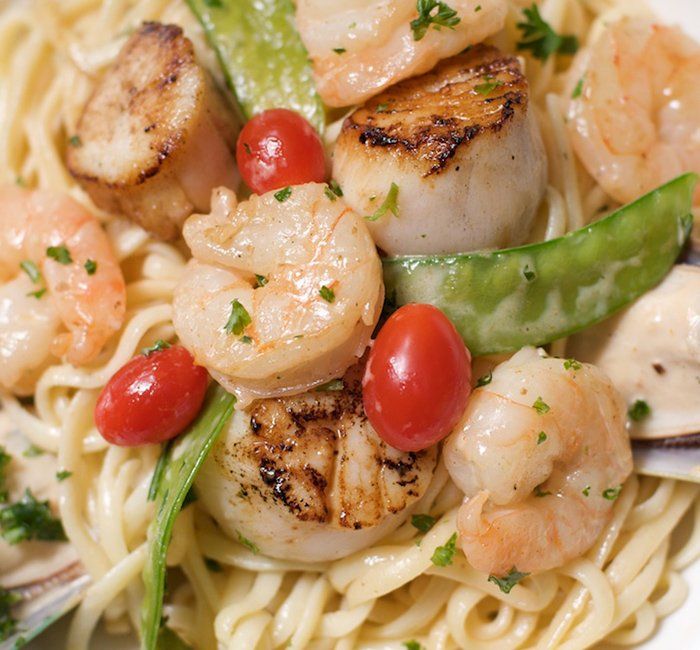 Seafood pasta
