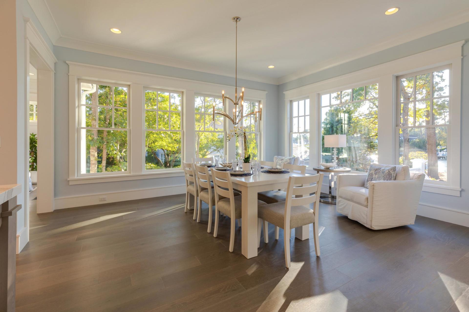 Elegant dining area  | Living Spaces Gallery | Stephen Alexander Homes | Chesapeake, VA
