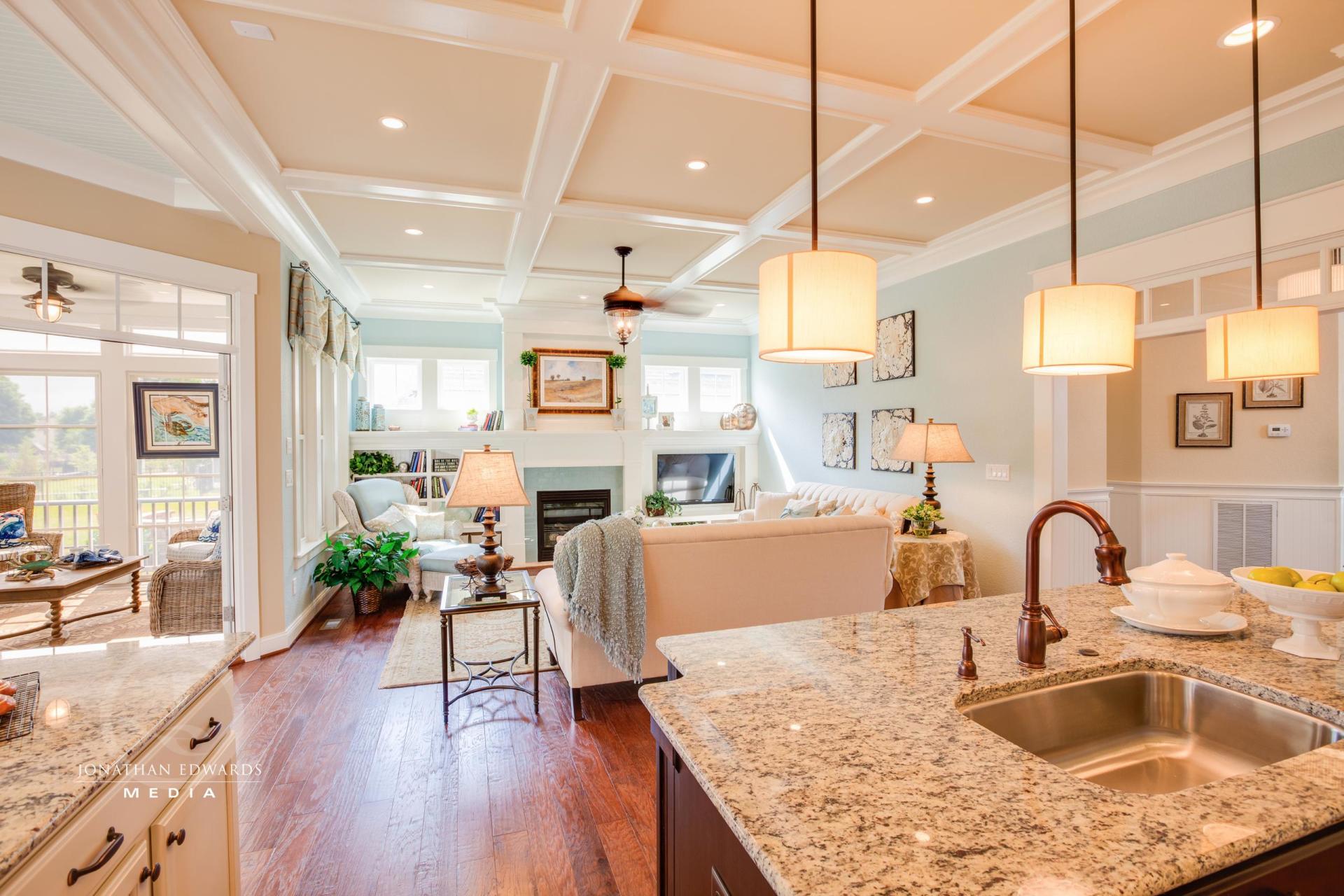 Elegant living area  | Living Spaces Gallery | Stephen Alexander Homes | Chesapeake, VA