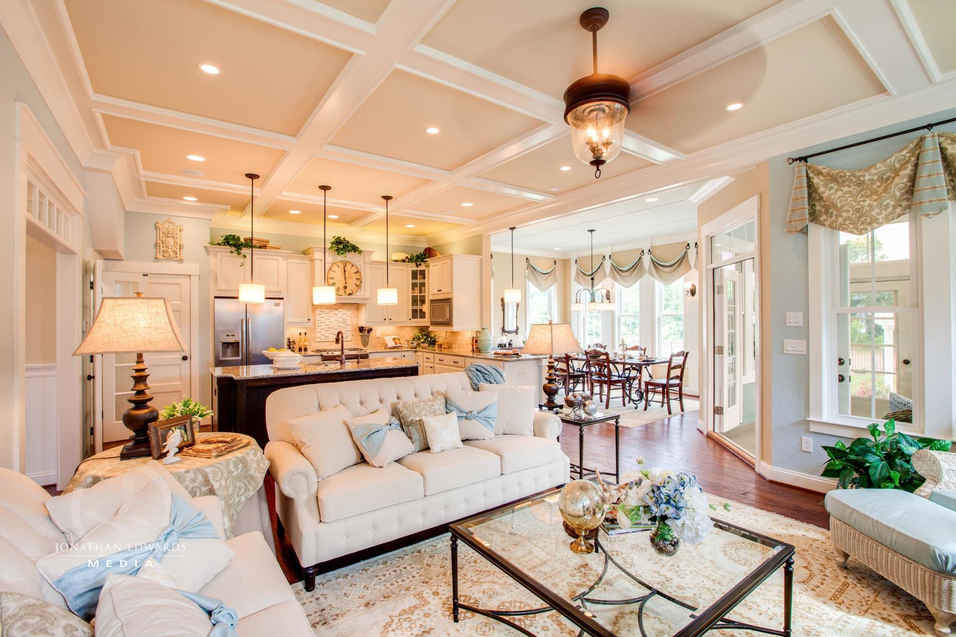 Elegant living area  | Living Spaces Gallery | Stephen Alexander Homes | Chesapeake, VA