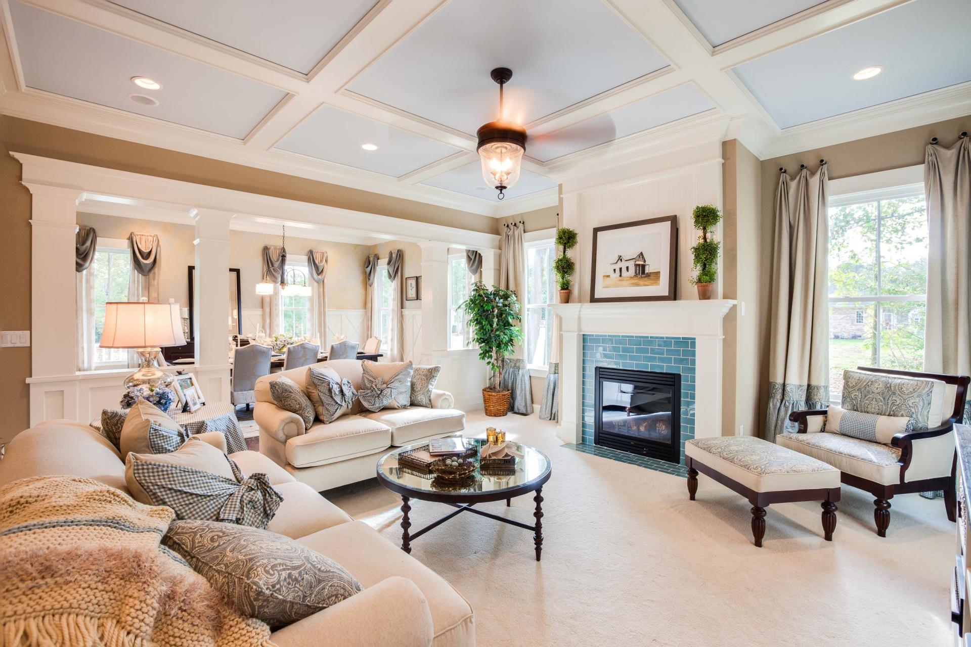 Elegant living area  | Living Spaces Gallery | Stephen Alexander Homes | Chesapeake, VA