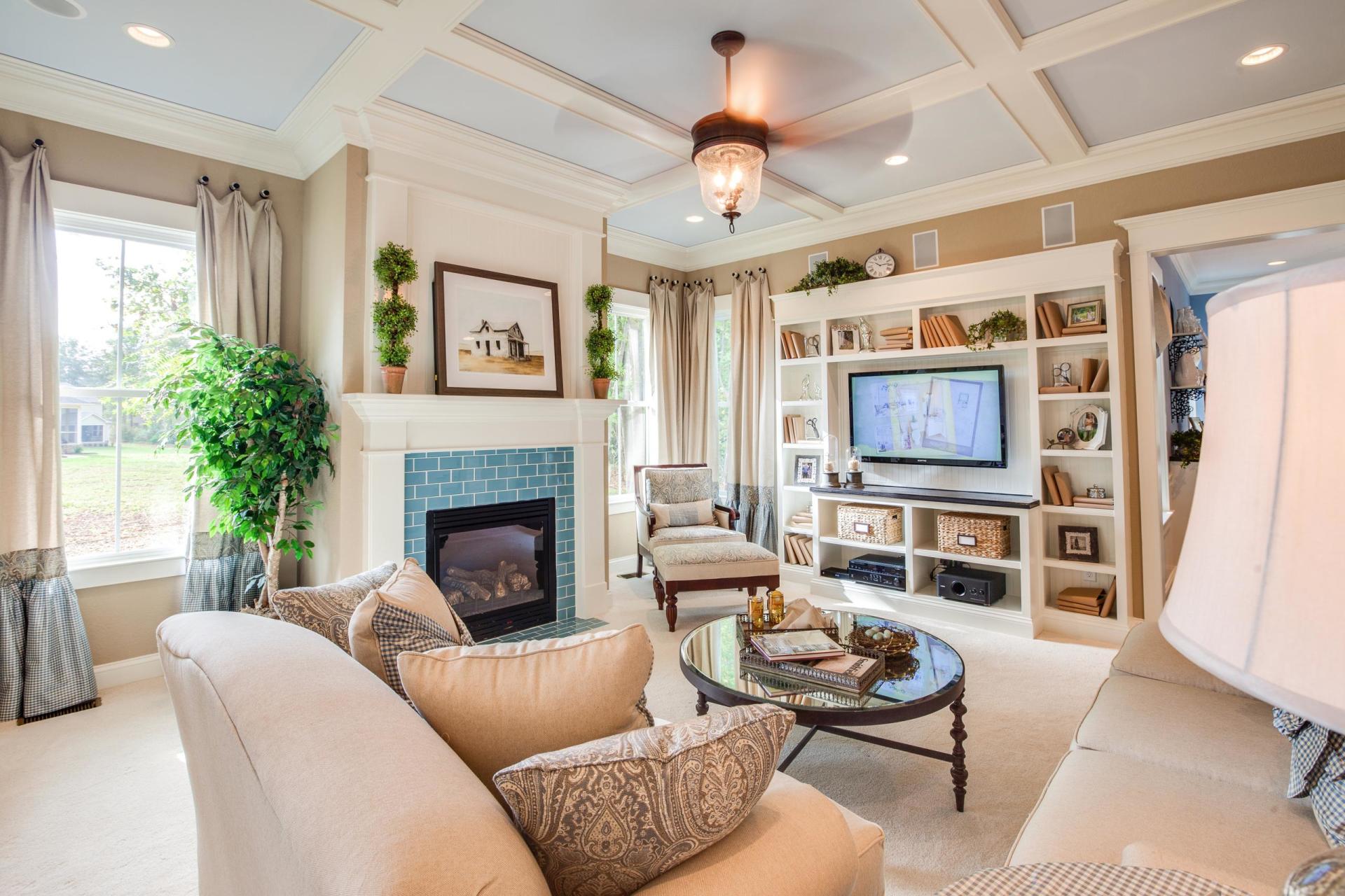 Elegant living area  | Living Spaces Gallery | Stephen Alexander Homes | Chesapeake, VA