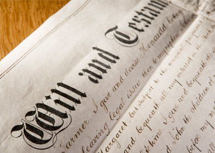 Wills — Old-Fashioned Will And Testament in Hutchinson, KS