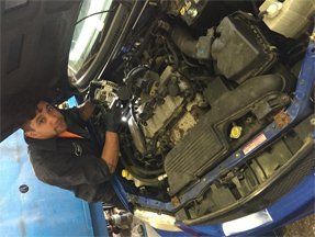 Car under Repair - Green's Towing and Auto Repair in Valparaiso, IN Car under Repair - Green's Towing and Auto Repair in Valparaiso, IN