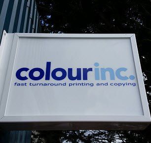 Colour Inc sign