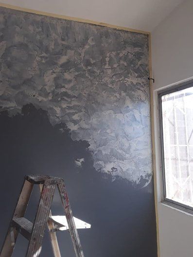 Santa Fe Texture finish on big ceiling repair