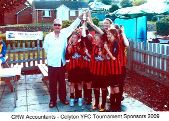 CRW Accountants Colyton YFV Tournament Sponsors 2009