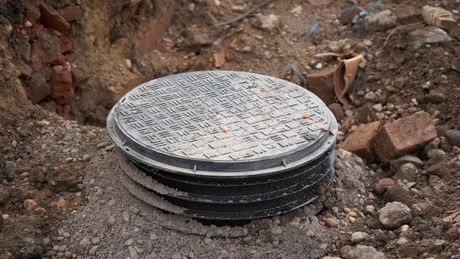 Septic Tank Installed — Greenleaf, WI — Fox Valley Septic Service Inc Septic Tank Installed — Greenleaf, WI — Fox Valley Septic Service Inc