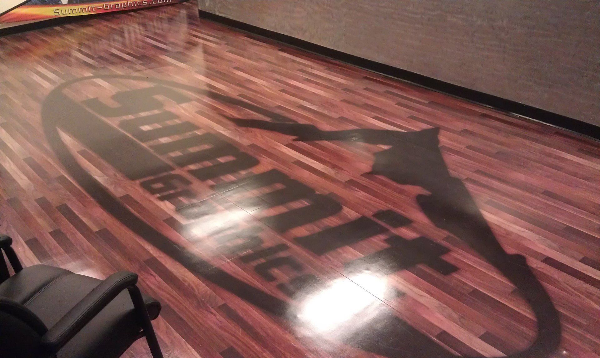 summit graphics large floor graphic logo
