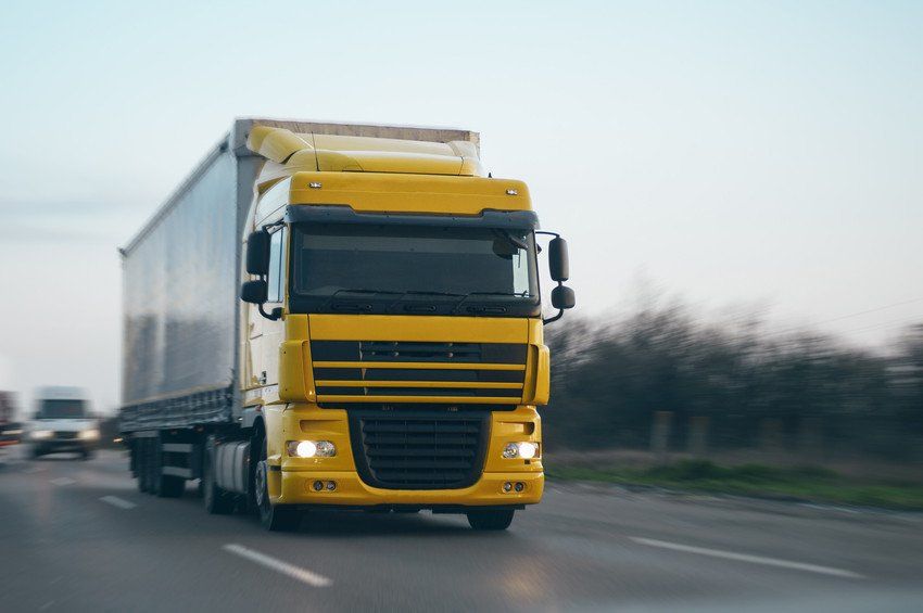 Yellow color haulage