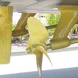 Propspeed applications at Sounds Marine in Waikawa Marina