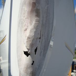 Boatbuilding repairs at Sounds Marine in Waikawa Marina