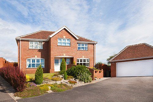 driveway in front of residential property