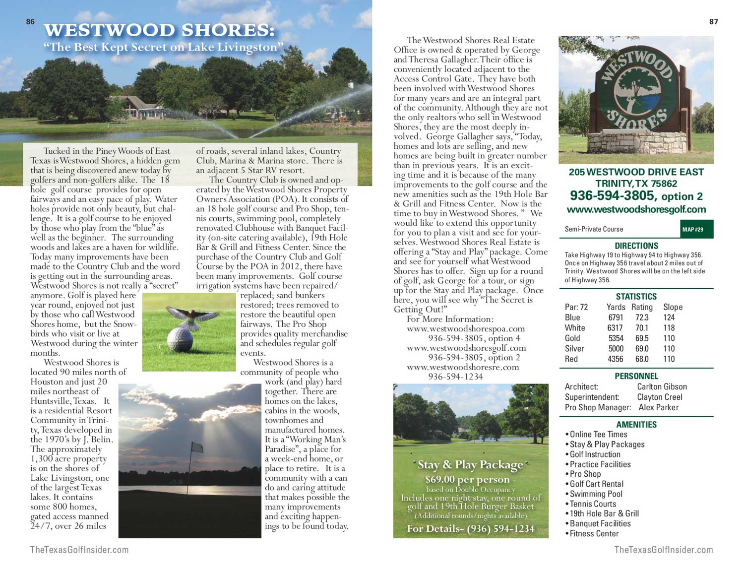 Texas Golf Insider Magazine – Fall/Winter 2016 Issue Page 1