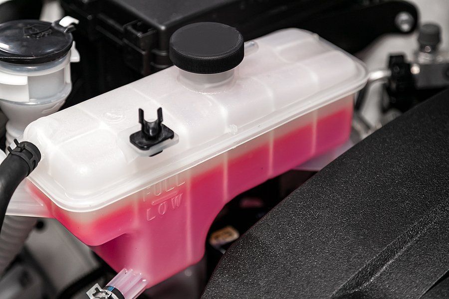 coolant - prevents freezing