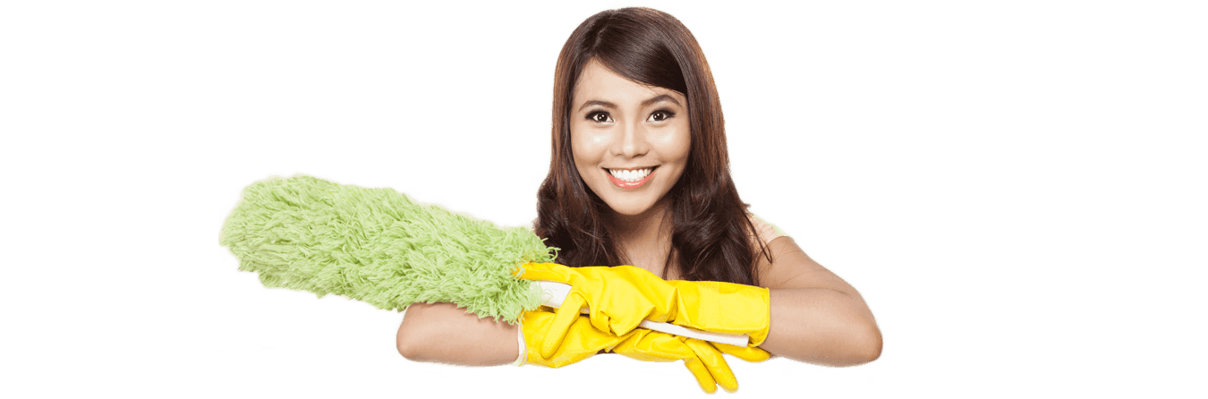Girl with Duster