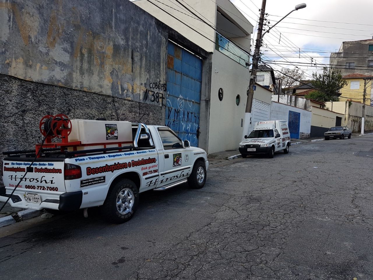 Desentupimento de esgoto na Vila Prudente